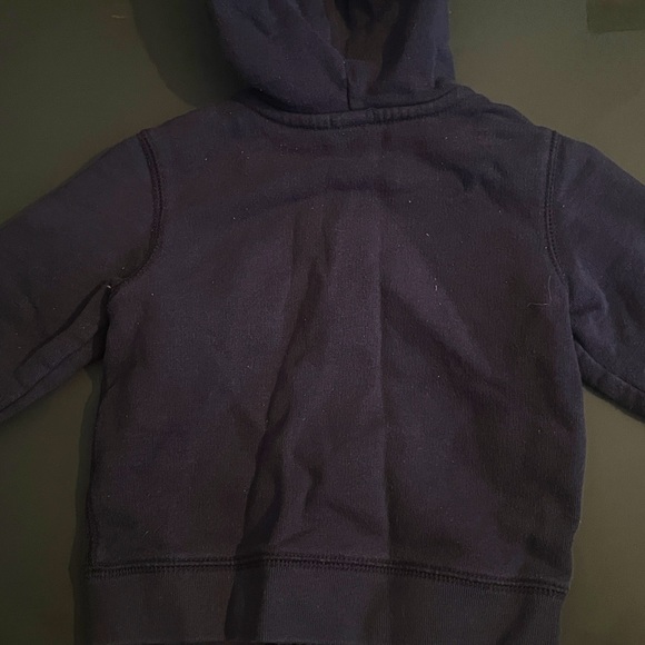 Vintage Baby Gap Hoodie. Navy Blue with Gold Lettering. Infants 12-18 months. - Picture 5 of 10